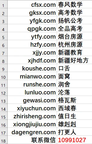出售3个主机，17个域名