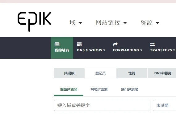 epik域名在哪手动续费