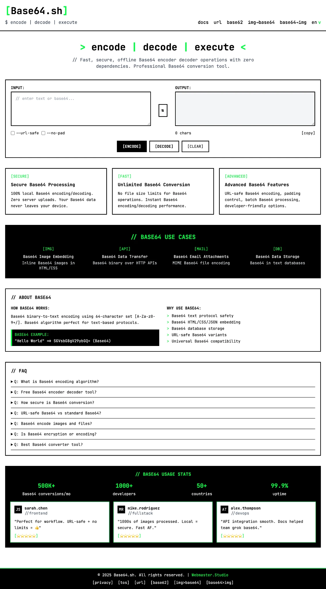 base64 编码和解码