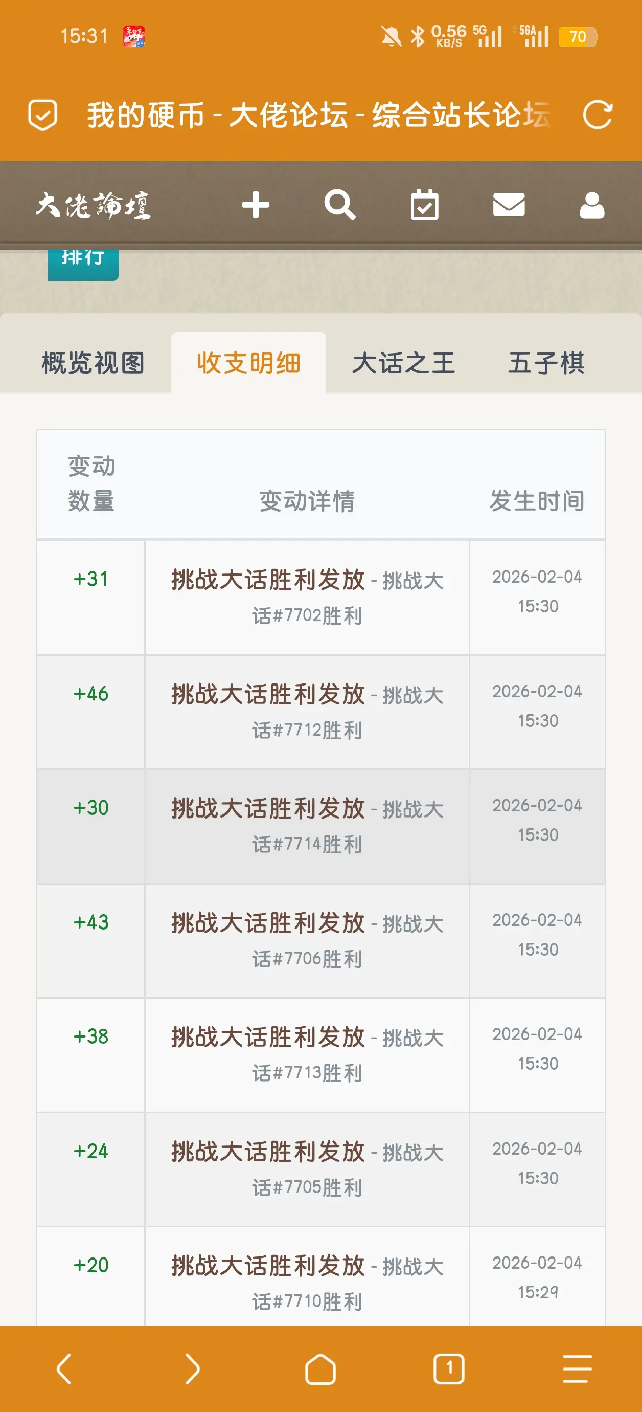 给你们清空了