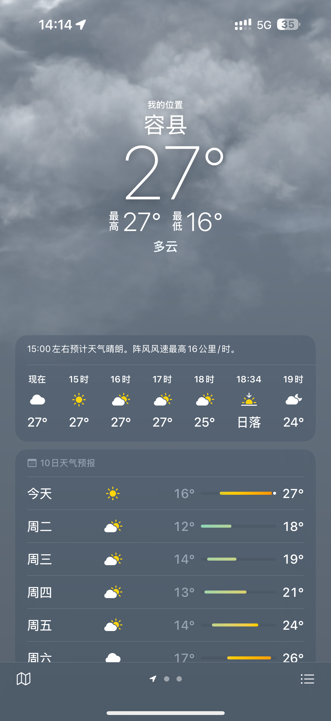 看看你们那里温度，🥵