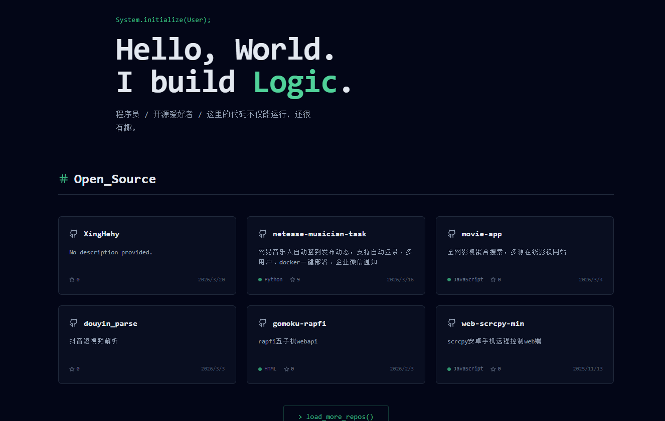 GitHub 项目卡片