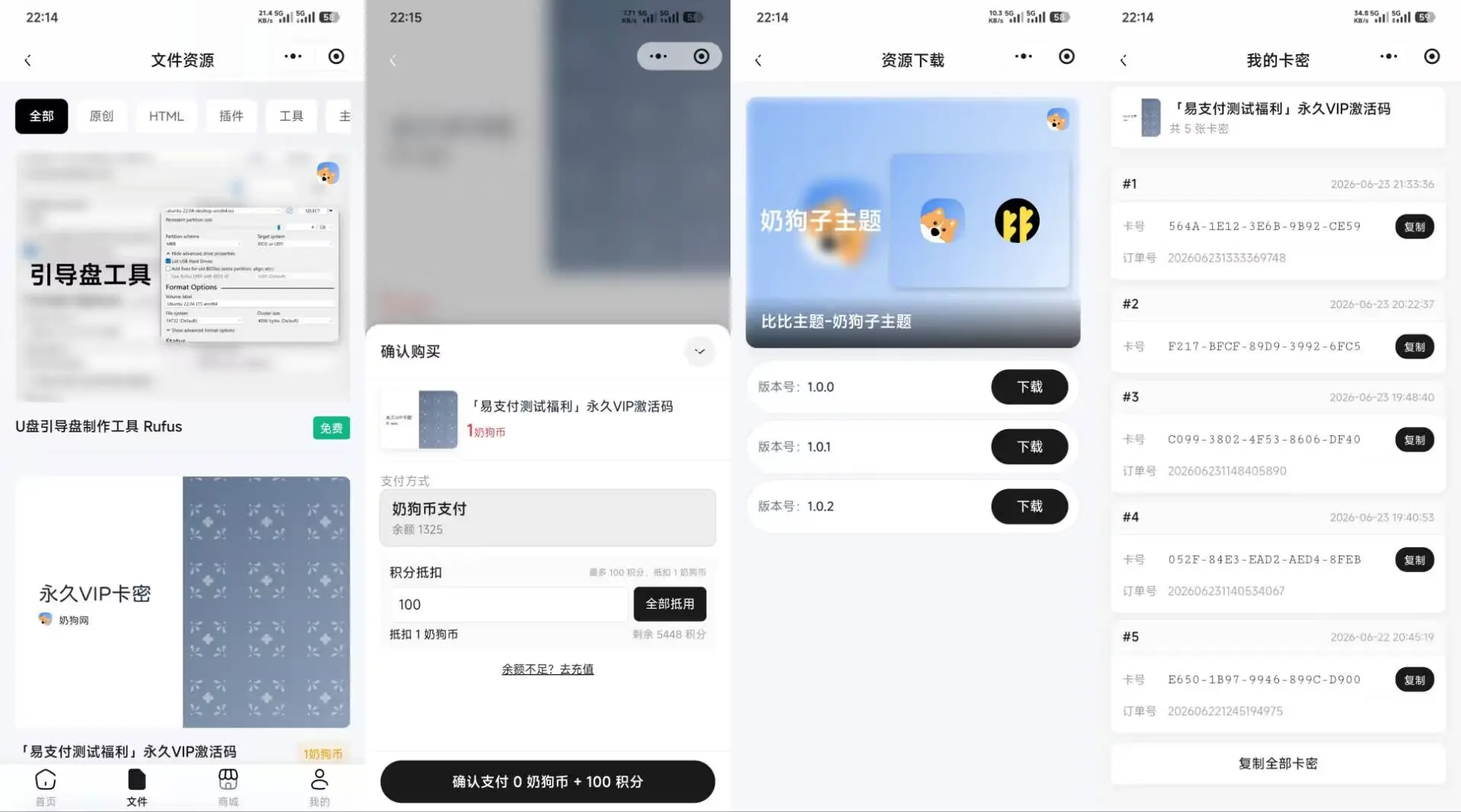 ai小程序第三弹 数字商店功能，支持付费文件下载 卡密发卡功能