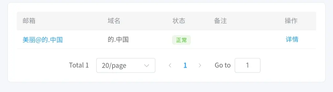 在创意基地 前缀很开放的域名邮箱
