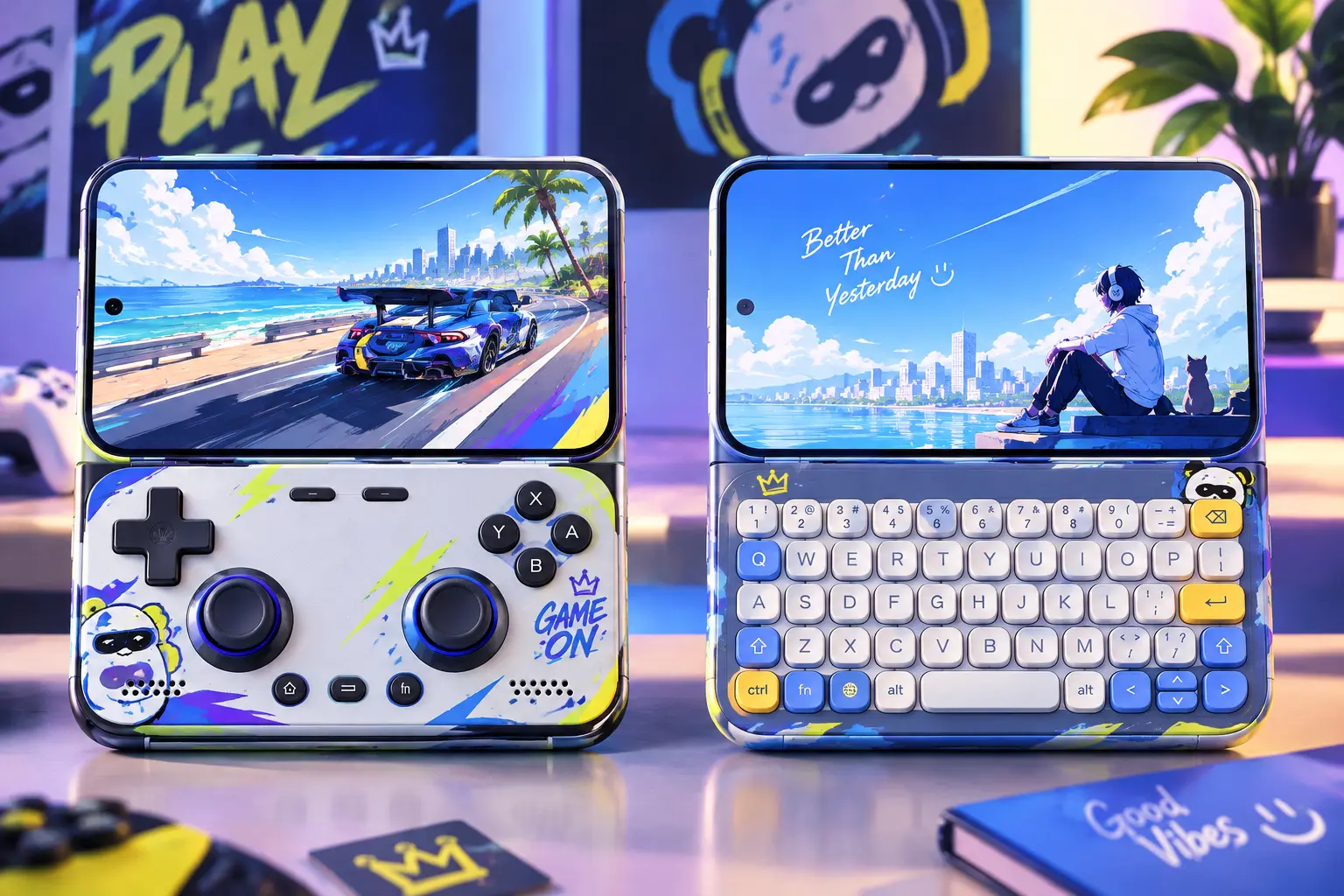 HUAWEI Pura X View这样玩是吧